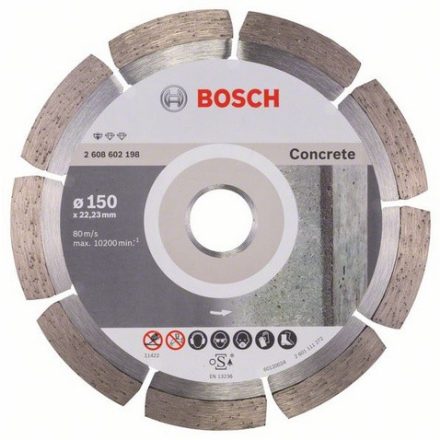 Bosch 2 608 602 198 sarokcsiszoló tartozék Vágótárcsa