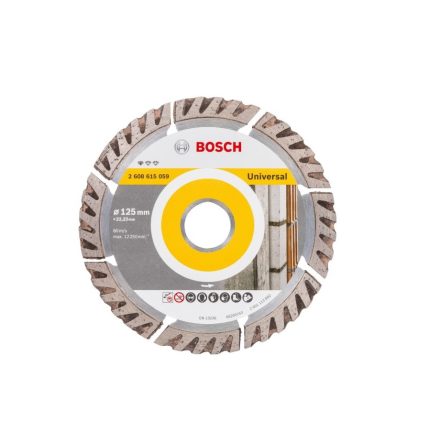 Bosch 2608615059 Standard for Universal 125 mm Gyémánt darabolótárcsa