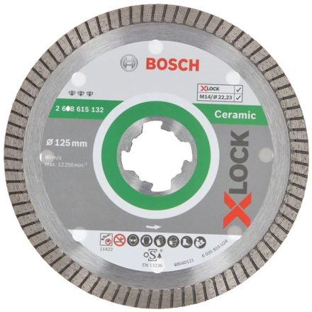 Bosch 2 608 615 132 sarokcsiszoló tartozék Vágótárcsa