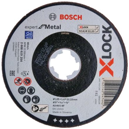 Bosch 2 608 619 254 sarokcsiszoló tartozék Vágótárcsa