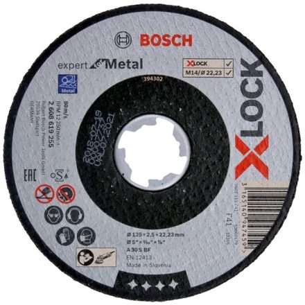 Bosch 2 608 619 255 sarokcsiszoló tartozék Vágótárcsa