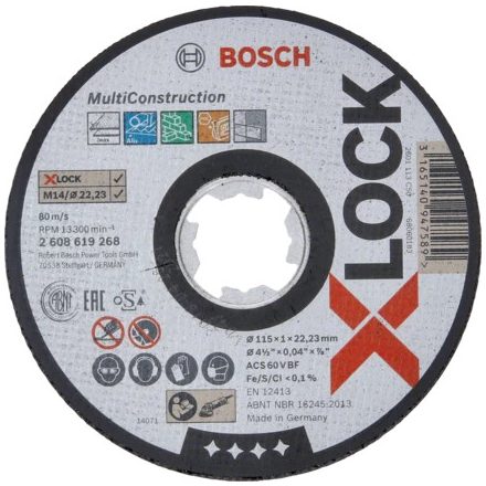 Bosch X-LOCK MULTI CONSTRUCTION Vágótárcsa