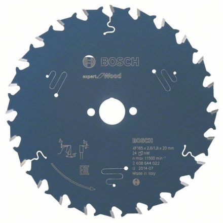 Bosch 2 608 644 022 körfűrészlap 16,5 cm 1 dB