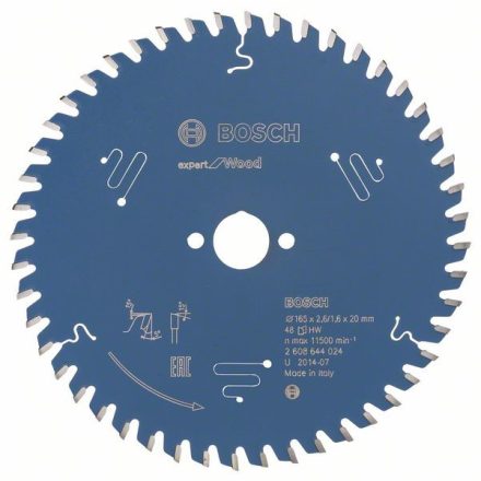 Bosch 2 608 644 024 körfűrészlap 16,5 cm 1 dB