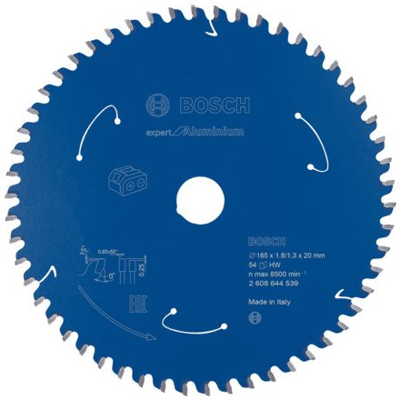 Bosch 2 608 644 539 körfűrészlap 16,5 cm 1 dB