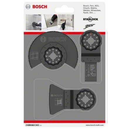 Bosch 2 608 662 342 köszörülő és csiszoló eszköz forgószerszámhoz Kerámia, Beton Kiegészítő készlet