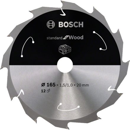 Bosch  körfűrészlap Standard for Wood, 165 mm