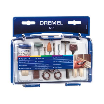 Dremel 26150687JA polírozó eszköz forgószerszámhoz Készlet