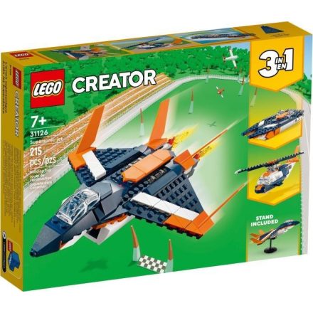 LEGO® Creator 3-in-1 - Szuperszonikus repülőgép (31126)