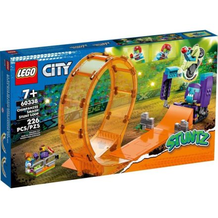 LEGO® City Stuntz - Csimpánzos zúzós kaszkadőr hurok (60338)