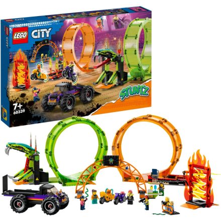 LEGO® City Stuntz - Kaszkadőr aréna dupla hurokkal (60339)