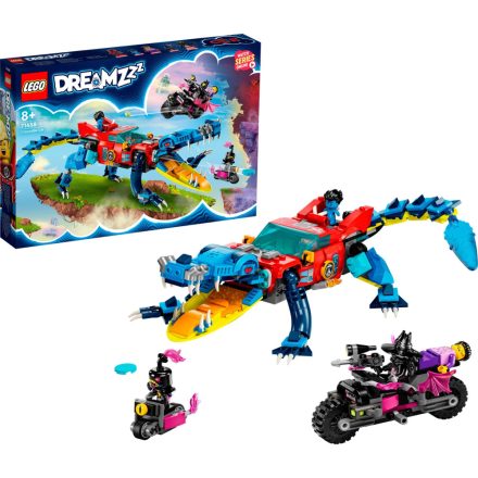 LEGO 71458 DREAMZzz krokodil autóépítő játék