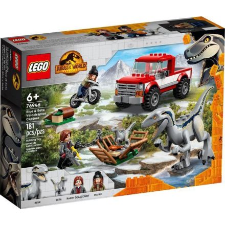 LEGO® Jurassic World - Kék és Béta velociraptorok elfogása (76946)