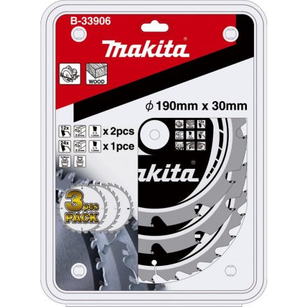 Makita B-33906 körfűrészlap 19 cm 3 dB