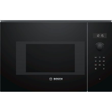 Bosch Serie 6 BFL524MB0 mikróhullámú sütő Beépített Egyszerű mikrohullámú sütő 20 L 800 W Fekete