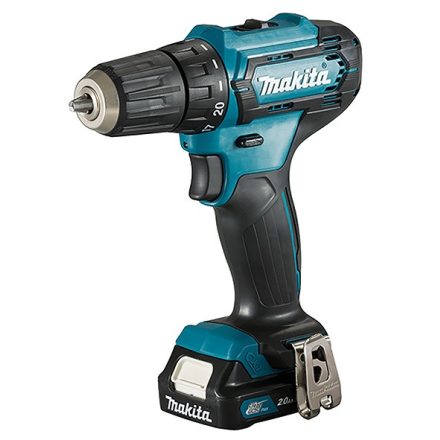 Makita DF333DSAE fúrógép 1700 RPM Kulcsnélküli 1,2 kg Fekete, Kék