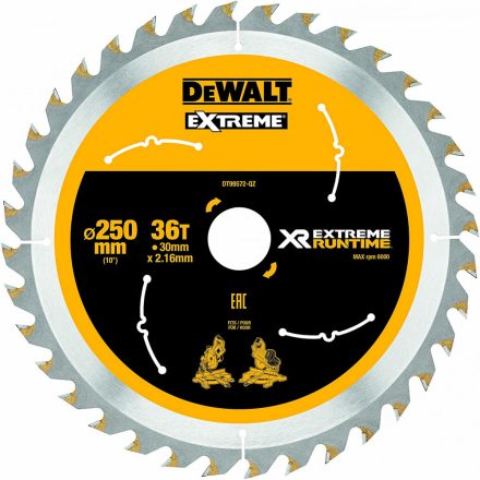 DeWALT DT99572-QZ körfűrészlap 25 cm 1 dB