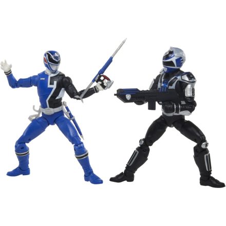 HASBRO Power Rangers S.P.D Lightning Collection B-Squad VS A-Squad Blue Ranger figura szett