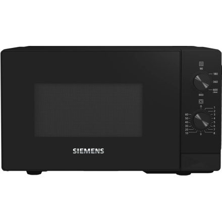 Siemens iQ300 FF020LMB2 mikróhullámú sütő szabadonálló mikrohullámú sütő 20 L 800 W Fekete