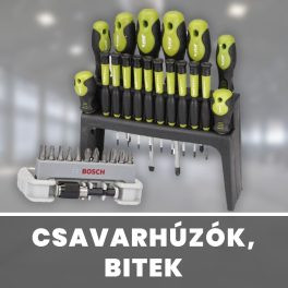 Csavarhúzók, bitek