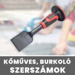Kőműves, burkoló szerszámok