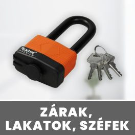 Zárak, lakatok, széfek