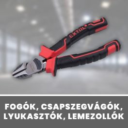 Fogók, lyukasztók, csapszegvágók, lemezollók